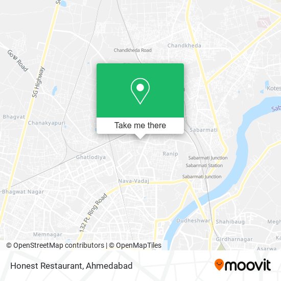 Honest Restaurant map