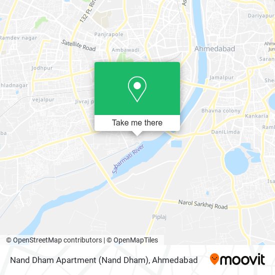 Nand Dham Apartment map
