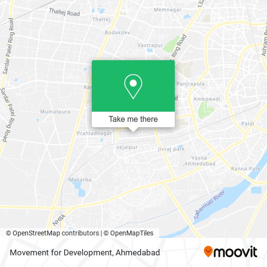Movement for Development map