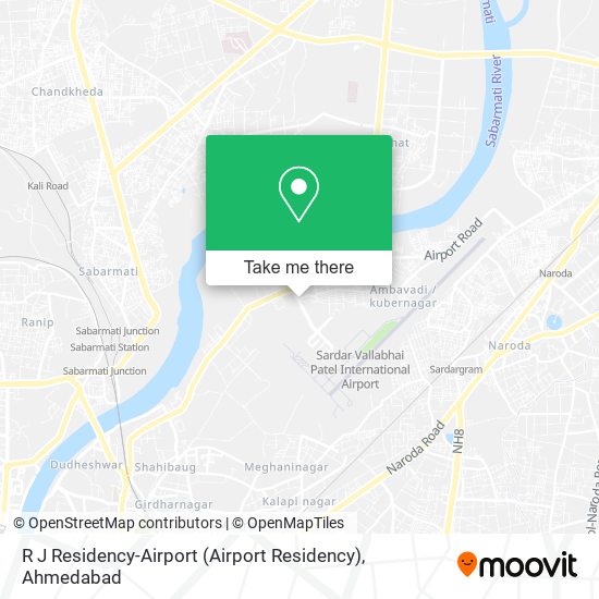 R J Residency-Airport (Airport Residency) map