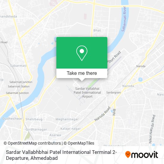 Sardar Vallabhbhai Patel International Terminal 2-Departure map