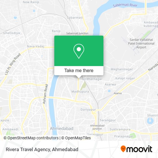 Rivera Travel Agency map