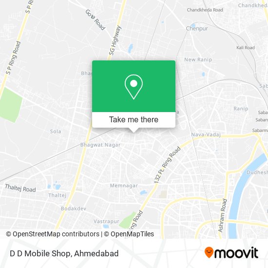 D D Mobile Shop map