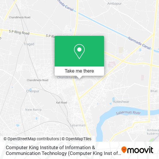 Computer King Institute of Information & Communication Technology map