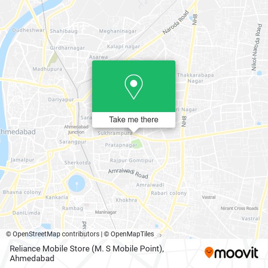 Reliance Mobile Store (M. S Mobile Point) map