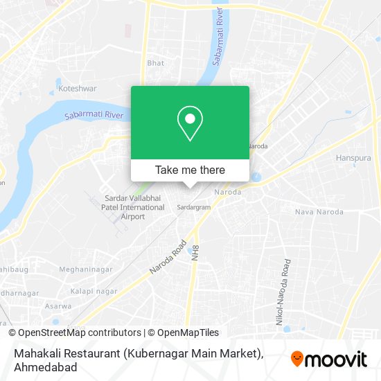 Mahakali Restaurant (Kubernagar Main Market) map