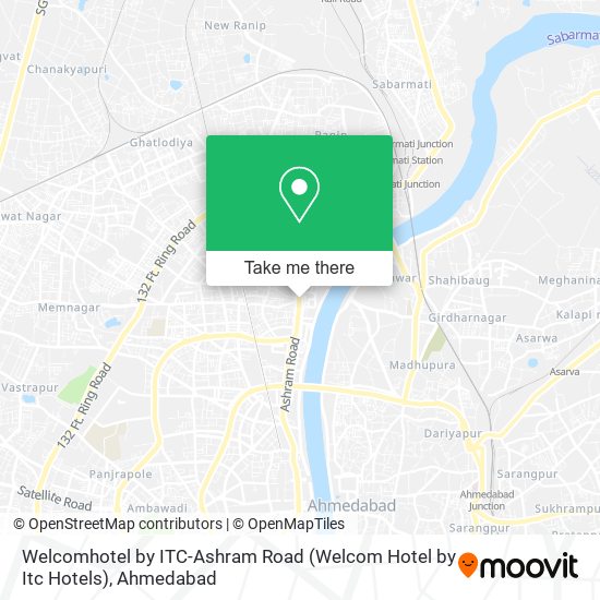 Welcomhotel by ITC-Ashram Road (Welcom Hotel by Itc Hotels) map