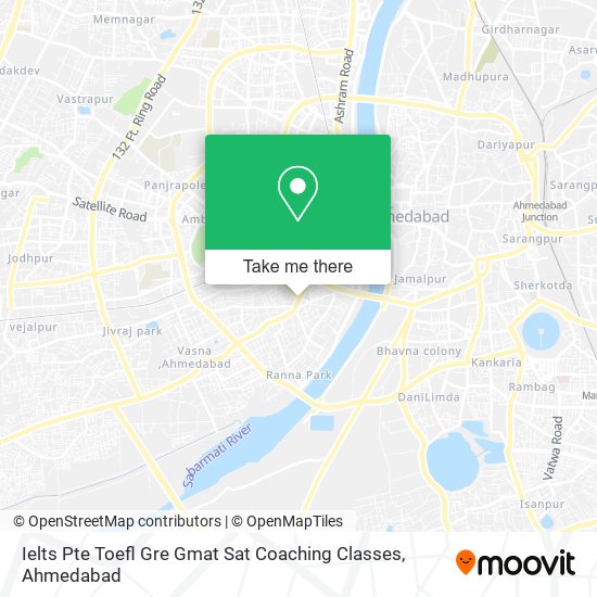 Ielts Pte Toefl Gre Gmat Sat Coaching Classes map