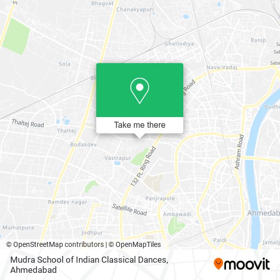 Mudra School of Indian Classical Dances map