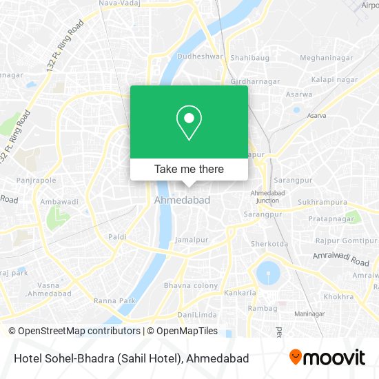 Hotel Sohel-Bhadra (Sahil Hotel) map