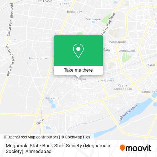 Meghmala State Bank Staff Society (Meghamala Society) map