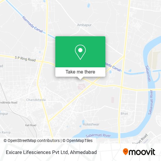 Exicare Lifesciences Pvt Ltd map