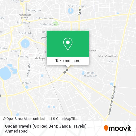 Gagan Travels (Go Red Benz Ganga Travels) map