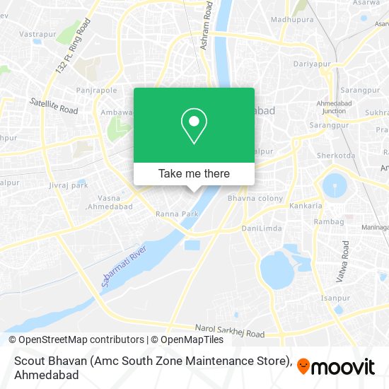 Scout Bhavan (Amc South Zone Maintenance Store) map