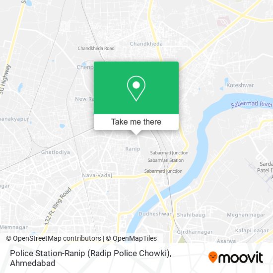 Police Station-Ranip (Radip Police Chowki) map