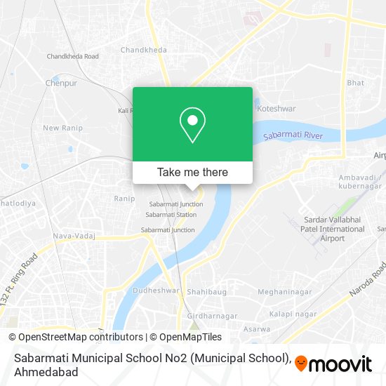 Sabarmati Municipal School No2 map