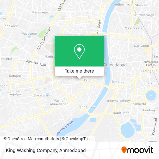 King Washing Company map