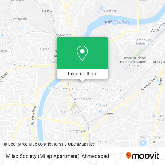 Milap Society (Milap Apartment) map