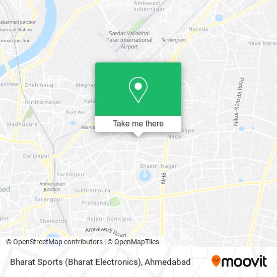 Bharat Sports (Bharat Electronics) map