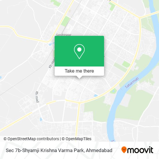 Sec 7b-Shyamji Krishna Varma Park map