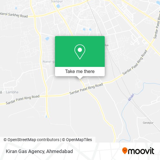 Kiran Gas Agency map