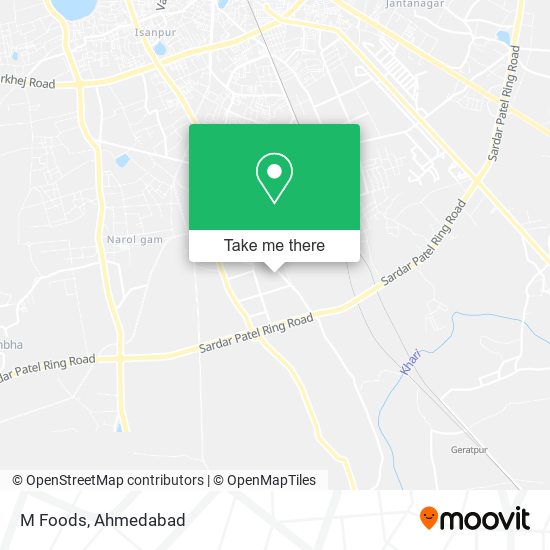 M Foods map