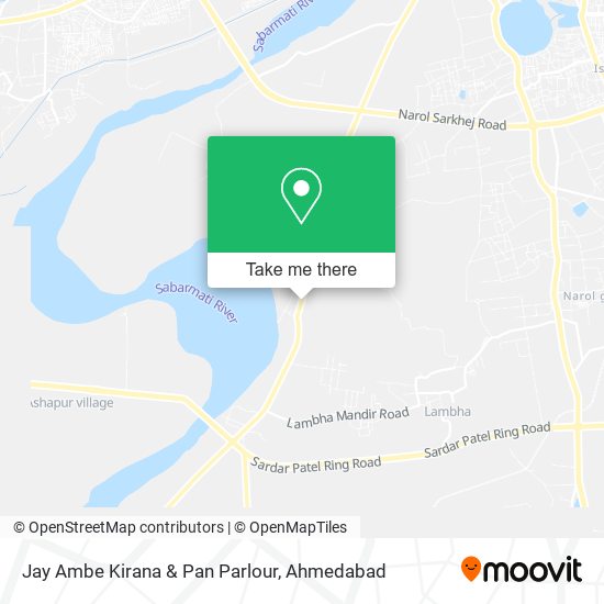 Jay Ambe Kirana & Pan Parlour map