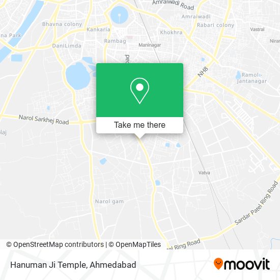 Hanuman Ji Temple map