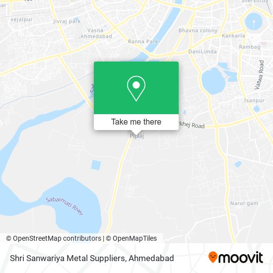 Shri Sanwariya Metal Suppliers map