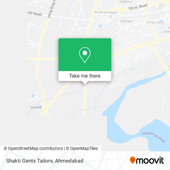 Shakti Gents Tailors map