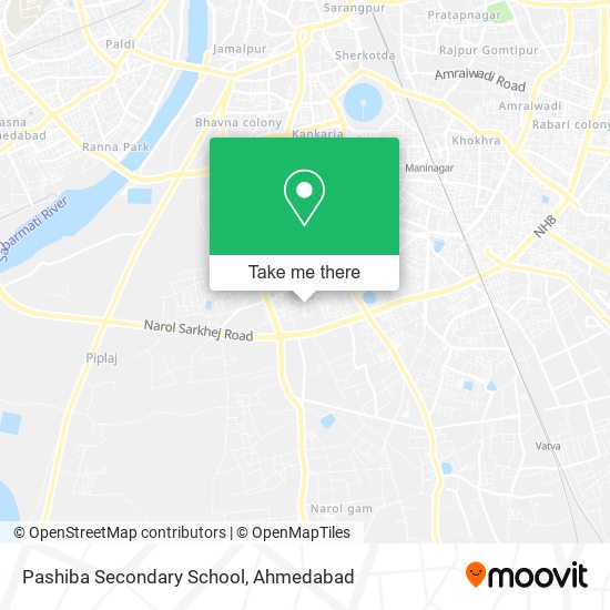 Pashiba Secondary School map