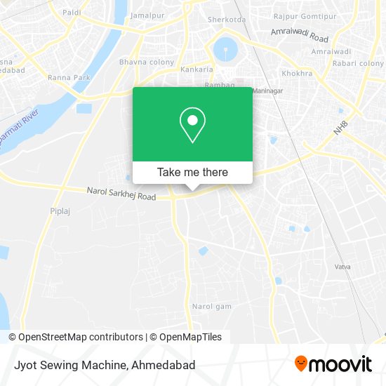 Jyot Sewing Machine map