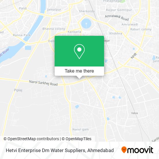 Hetvi Enterprise Dm Water Suppliers map