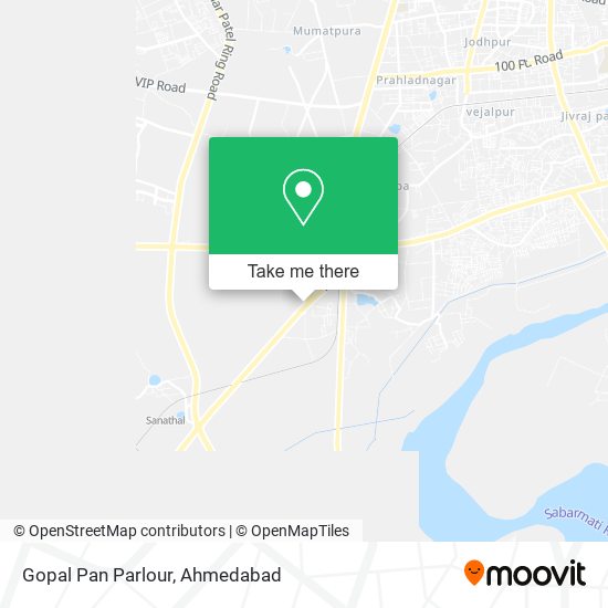 Gopal Pan Parlour map