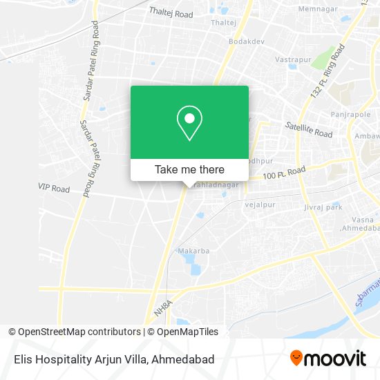 Elis Hospitality Arjun Villa map