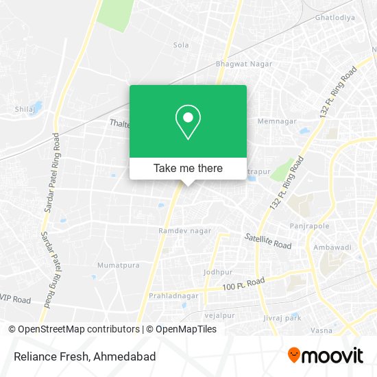 Reliance Fresh map