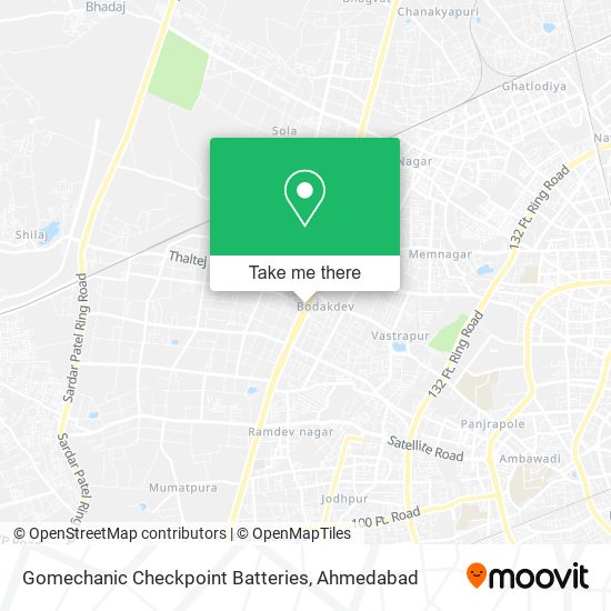 Gomechanic Checkpoint Batteries map