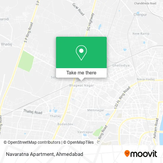 Navaratna Apartment map