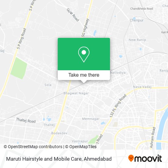 Maruti Hairstyle and Mobile Care map