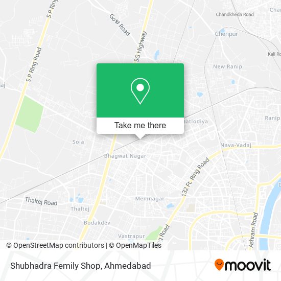 Shubhadra Femily Shop map