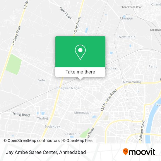 Jay Ambe Saree Center map