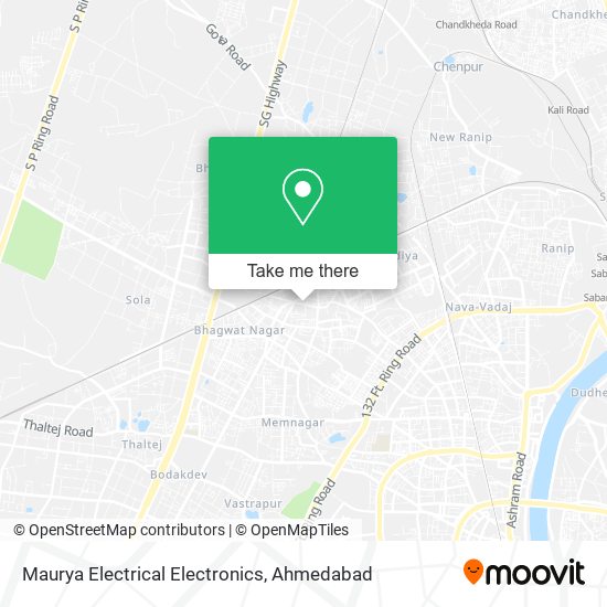 Maurya Electrical Electronics map