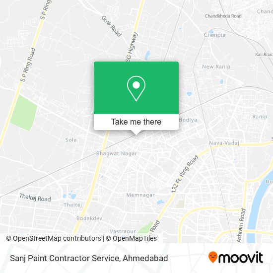 Sanj Paint Contractor Service map