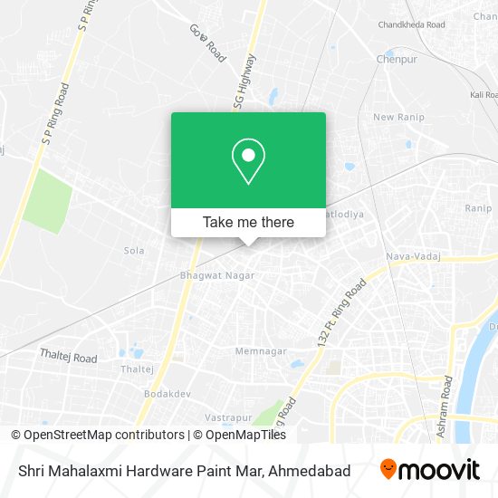 Shri Mahalaxmi Hardware Paint Mar map