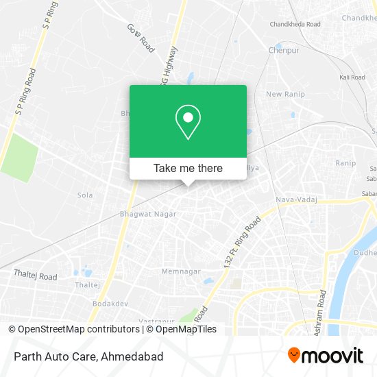 Parth Auto Care map