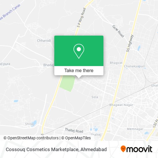 Cossouq Cosmetics Marketplace map