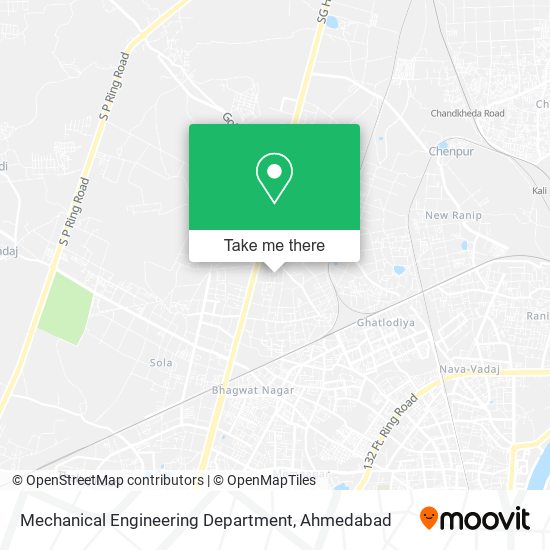 Mechanical Engineering Department map