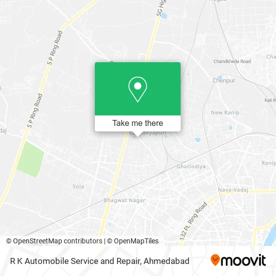 R K Automobile Service and Repair map