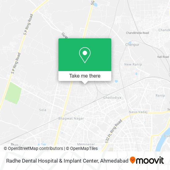Radhe Dental Hospital & Implant Center map