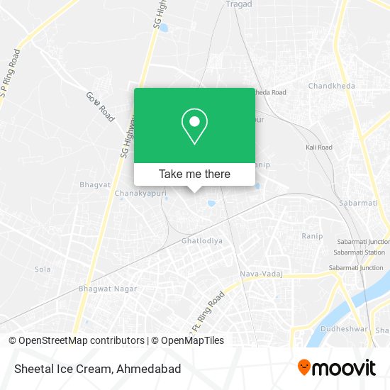 Sheetal Ice Cream map